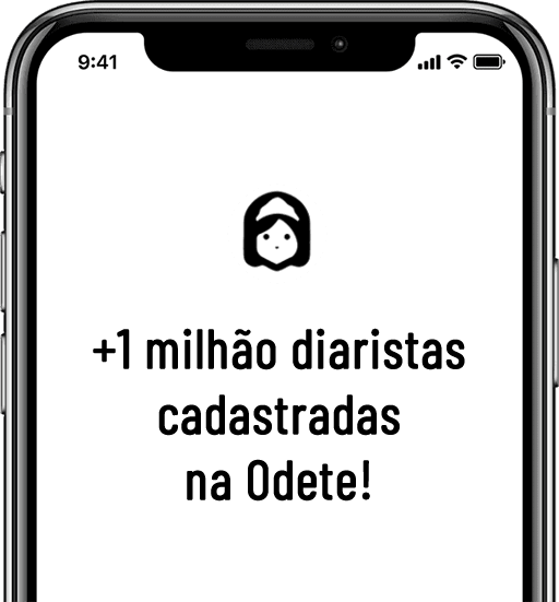 Mockup aplicativo Odete